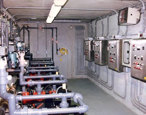 Stormwater Flow Metering and Alum Feed Equipment in Underground Vault